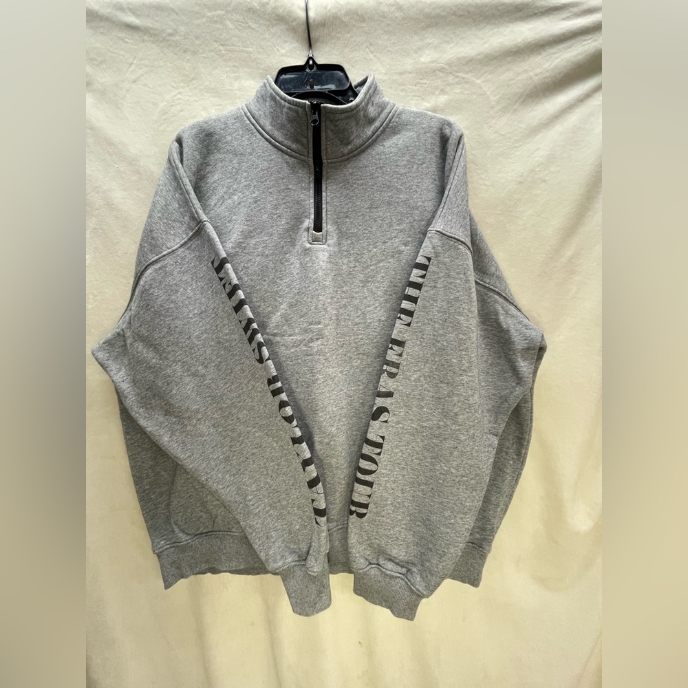 Taylor Swift era’s tour gray sweatshirt, quarter zip - Picture 3 of 8
